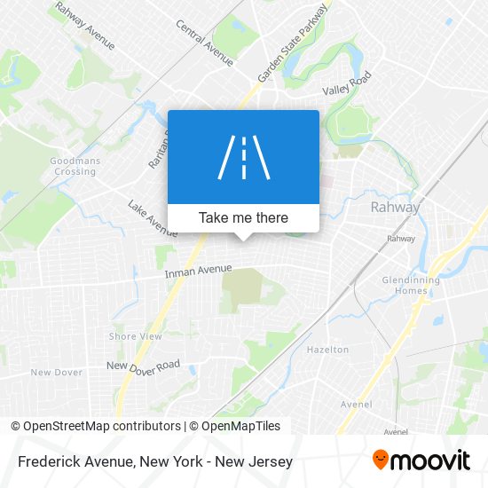 Mapa de Frederick Avenue