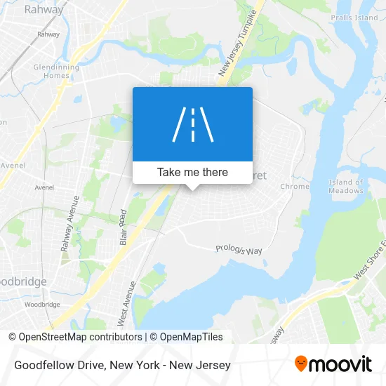 Goodfellow Drive map