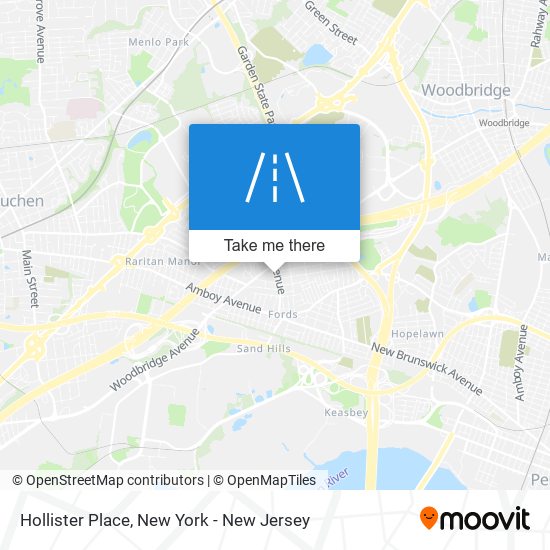 Hollister Place map