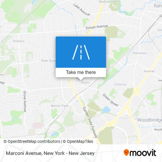 Marconi Avenue map