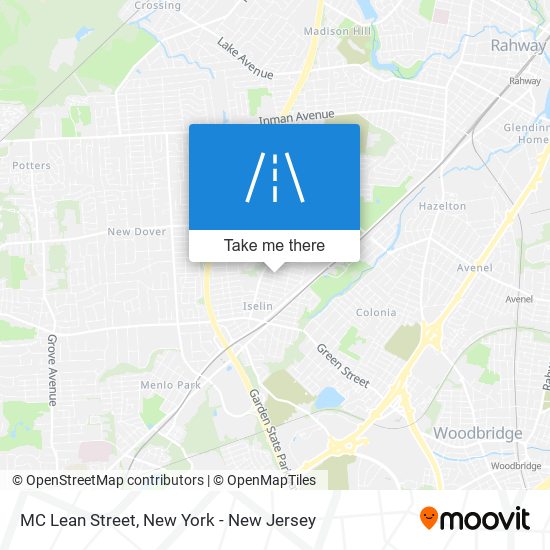 Mapa de MC Lean Street