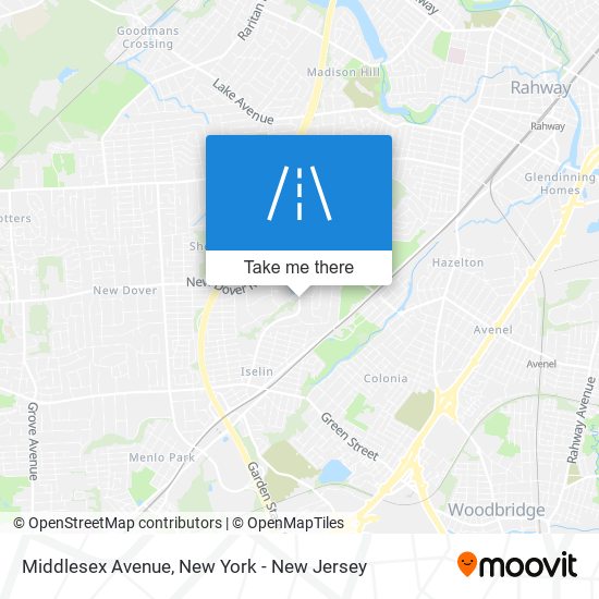 Mapa de Middlesex Avenue