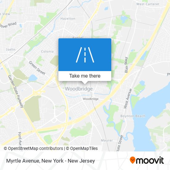 Mapa de Myrtle Avenue