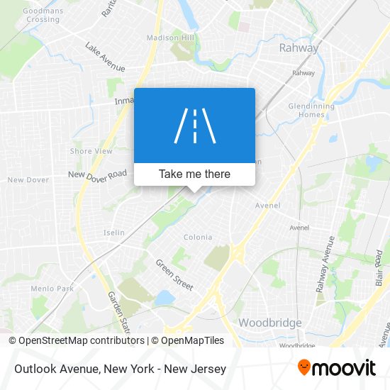 Mapa de Outlook Avenue