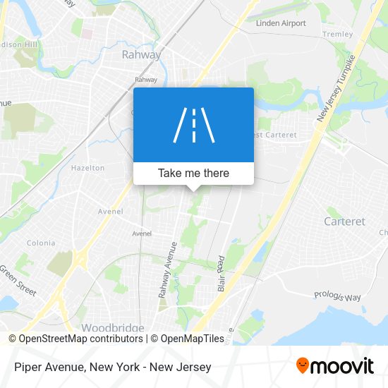 Mapa de Piper Avenue