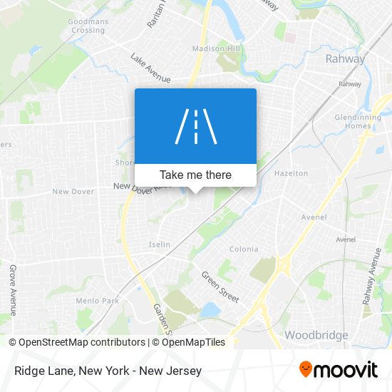 Ridge Lane map