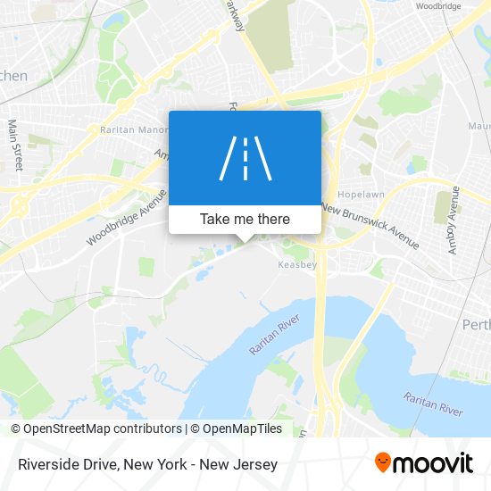 Riverside Drive map