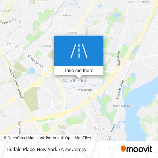Tisdale Place map