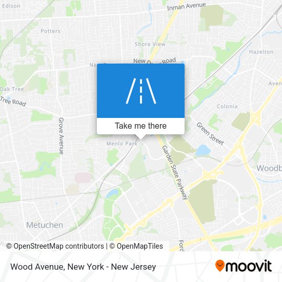 Wood Avenue map