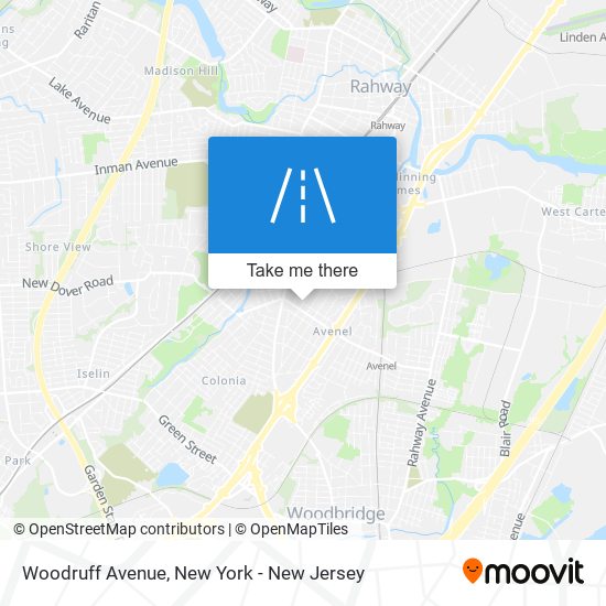 Mapa de Woodruff Avenue