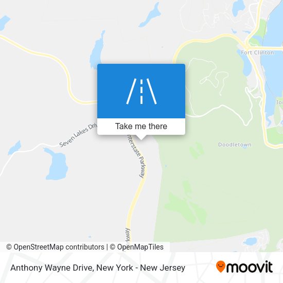 Mapa de Anthony Wayne Drive