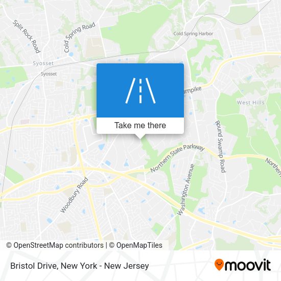 Mapa de Bristol Drive