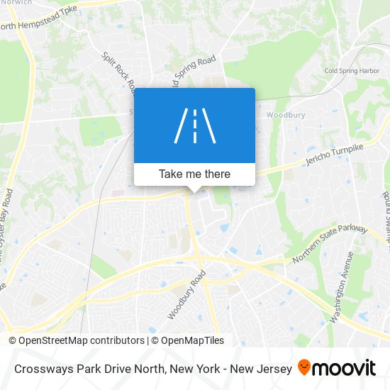 Mapa de Crossways Park Drive North