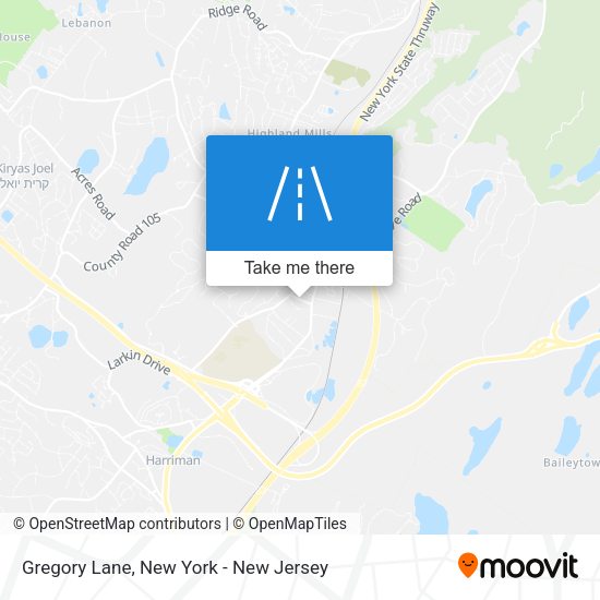 Mapa de Gregory Lane