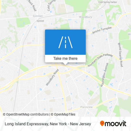 Mapa de Long Island Expressway