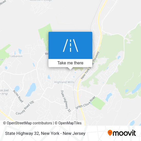 State Highway 32 map