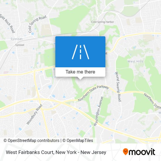 Mapa de West Fairbanks Court
