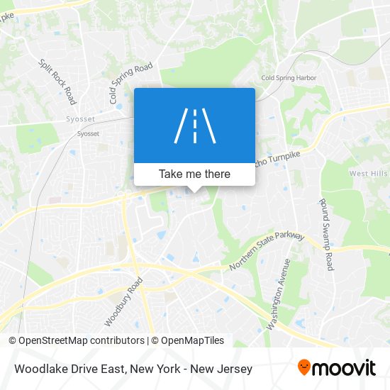 Woodlake Drive East map