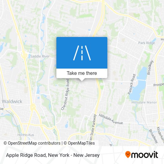 Mapa de Apple Ridge Road