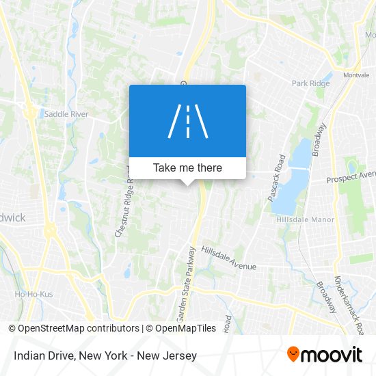 Indian Drive map