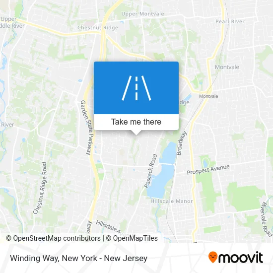 Mapa de Winding Way
