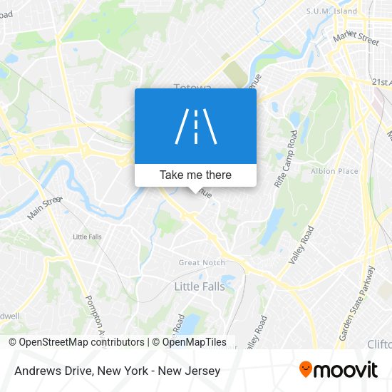 Mapa de Andrews Drive