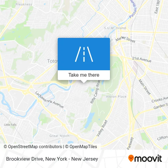 Brookview Drive map
