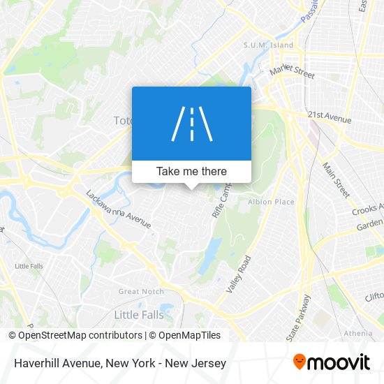 Haverhill Avenue map