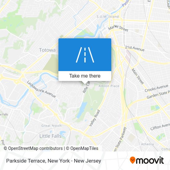 Mapa de Parkside Terrace