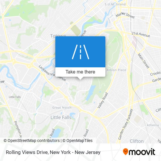 Rolling Views Drive map