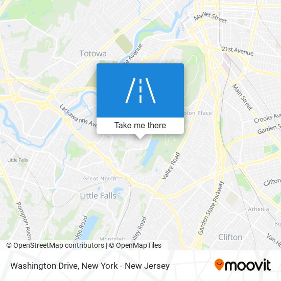 Mapa de Washington Drive