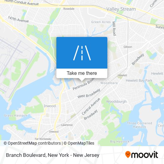 Mapa de Branch Boulevard