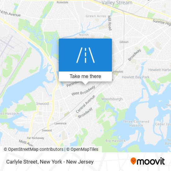 Carlyle Street map