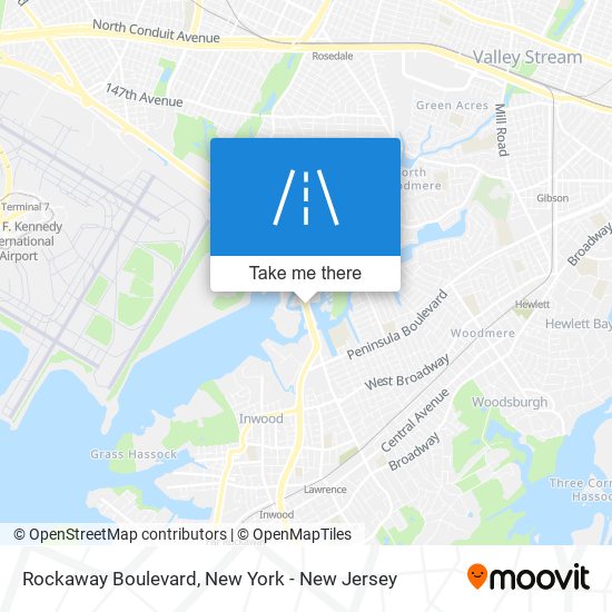 Rockaway Boulevard map