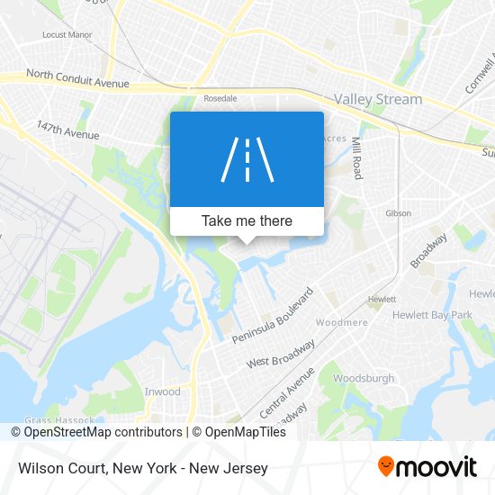 Mapa de Wilson Court