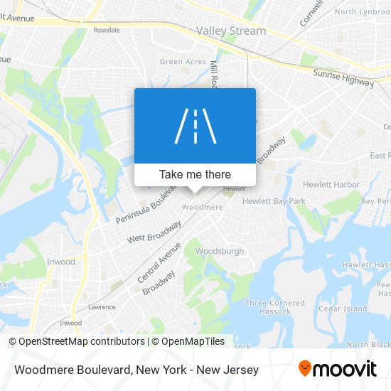 Mapa de Woodmere Boulevard