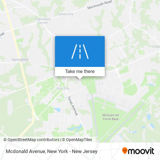 Mcdonald Avenue map