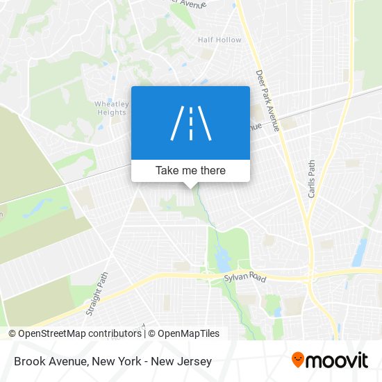 Brook Avenue map