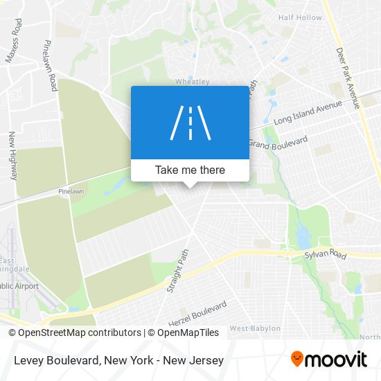 Levey Boulevard map