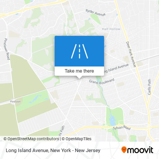 Long Island Avenue map