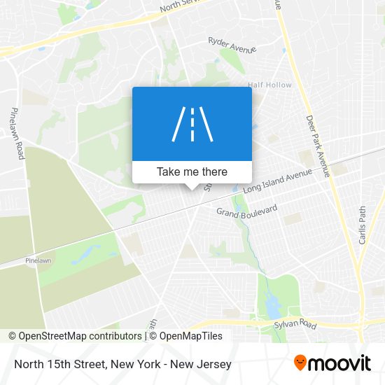Mapa de North 15th Street