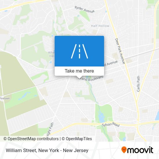 Mapa de William Street
