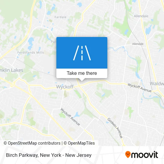 Birch Parkway map