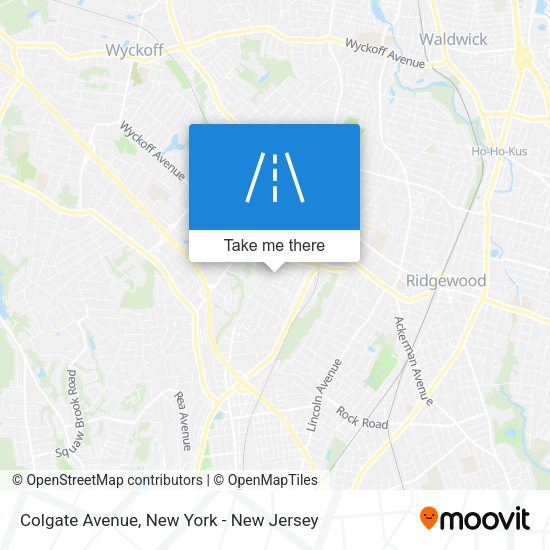 Colgate Avenue map