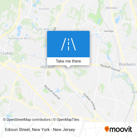 Mapa de Edison Street