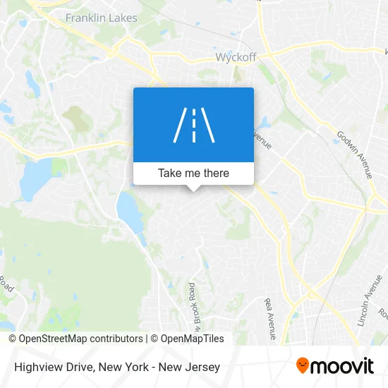 Highview Drive map