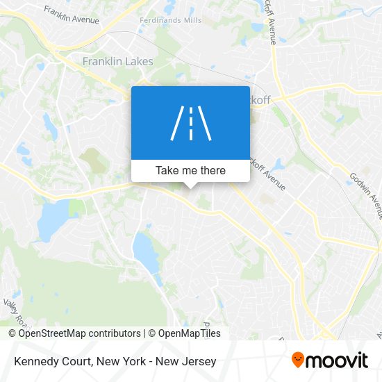 Mapa de Kennedy Court
