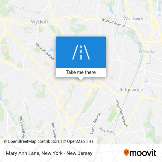 Mary Ann Lane map