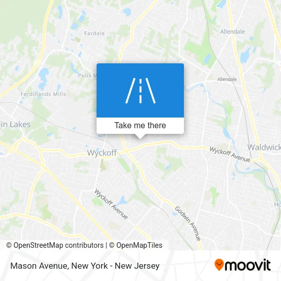 Mason Avenue map