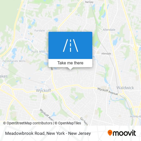 Meadowbrook Road map